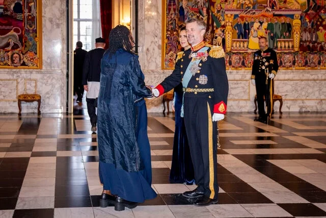 The Danish Royal Couple hosted the New Year’s reception for the diplomatic corps in Copenhagen